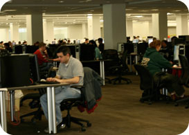students using computers