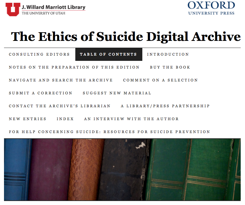 ethics of suicide archive