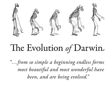 David Wolske Evolution of Darwin Exhibition Poster 2009