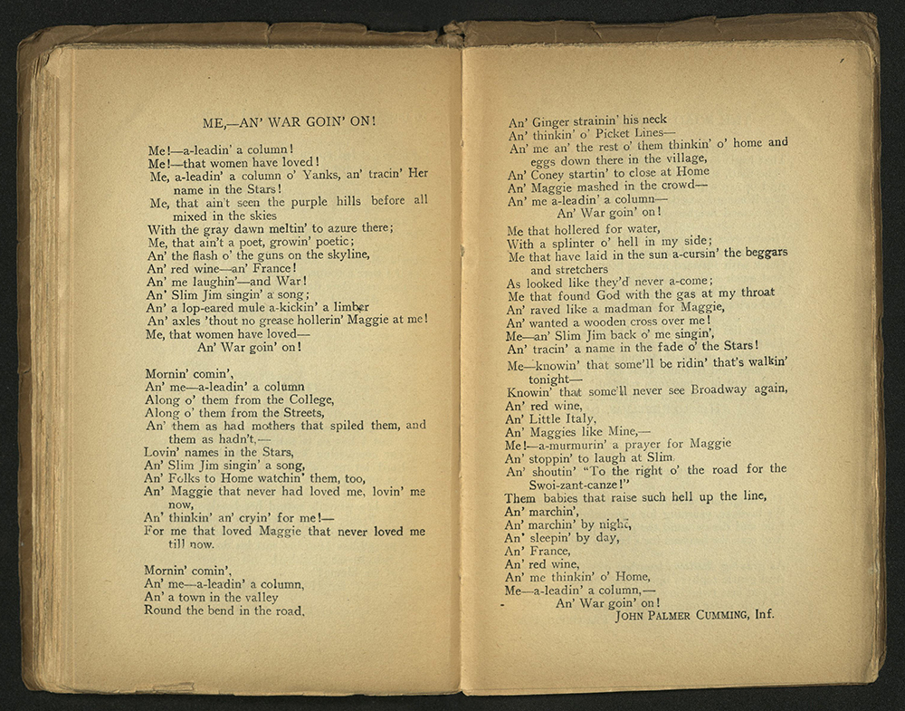 Yanks: A Book of AEF Verse, 1918