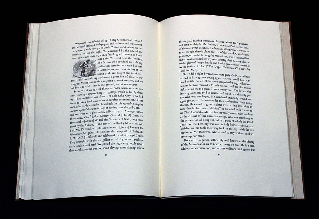 page spread from "An Excerpt from a Journey"