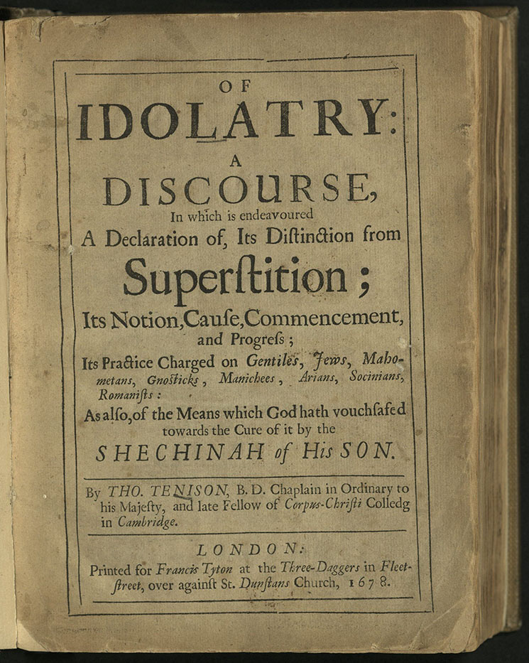 Thomas Tennison, Of Idolatry