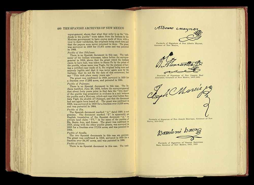 Spanish Archives, signatures 2