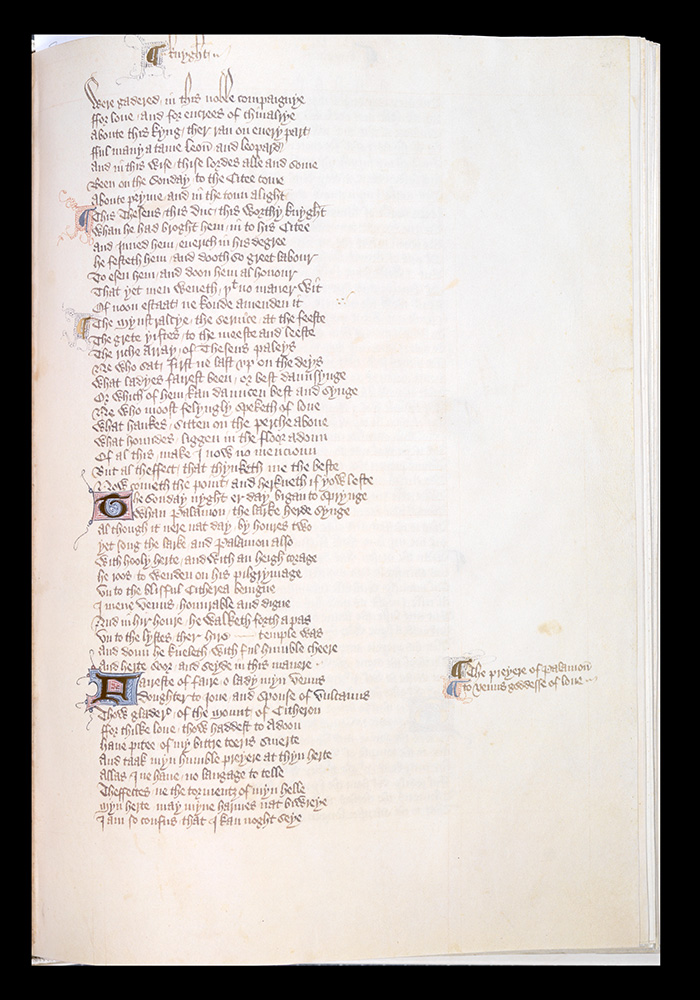 Chaucer, 30 recto
