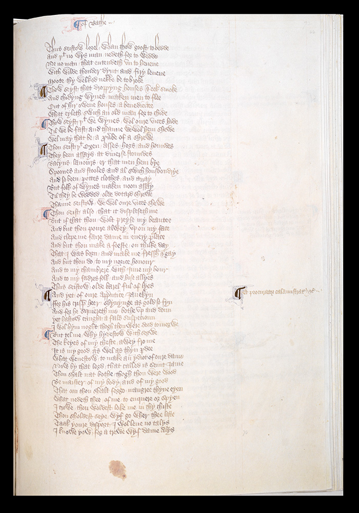 Chaucer, 72 recto
