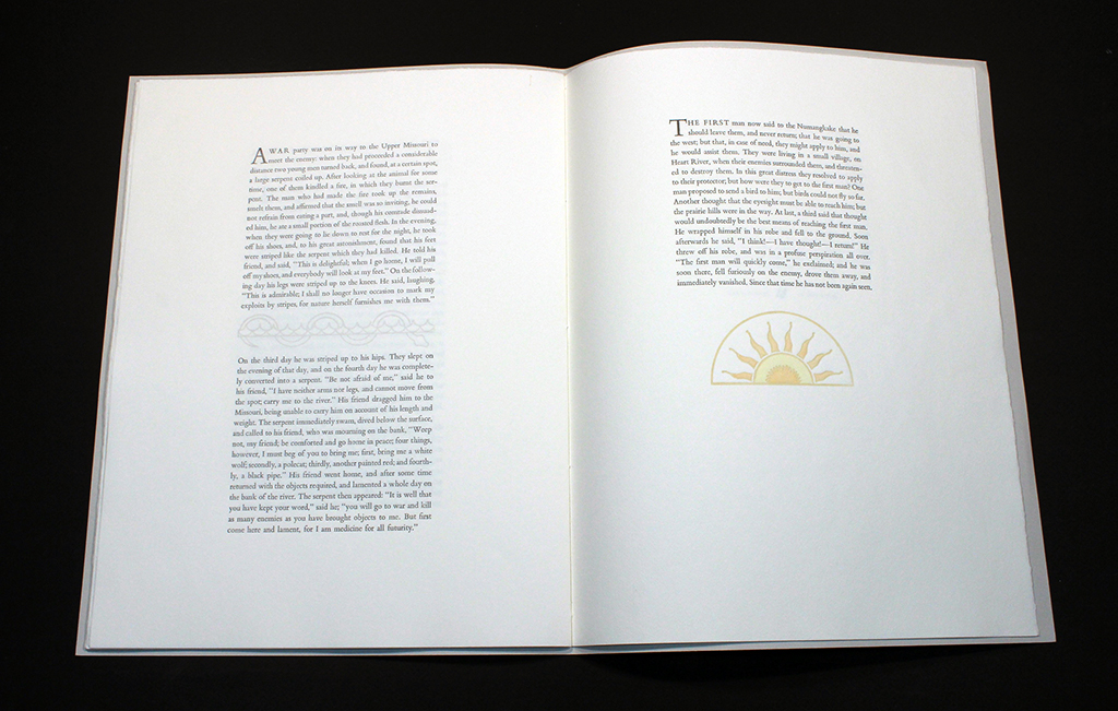 Page spread from "Children of the Sun"