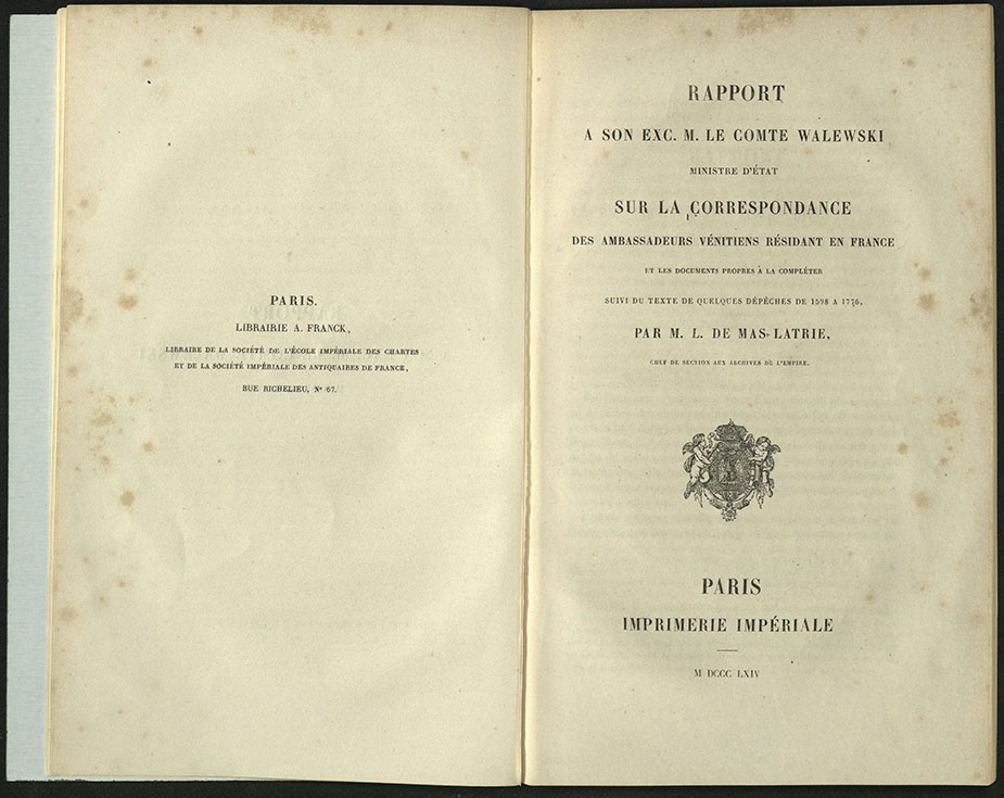 Rapport a son exc. M. le Comte Walewski