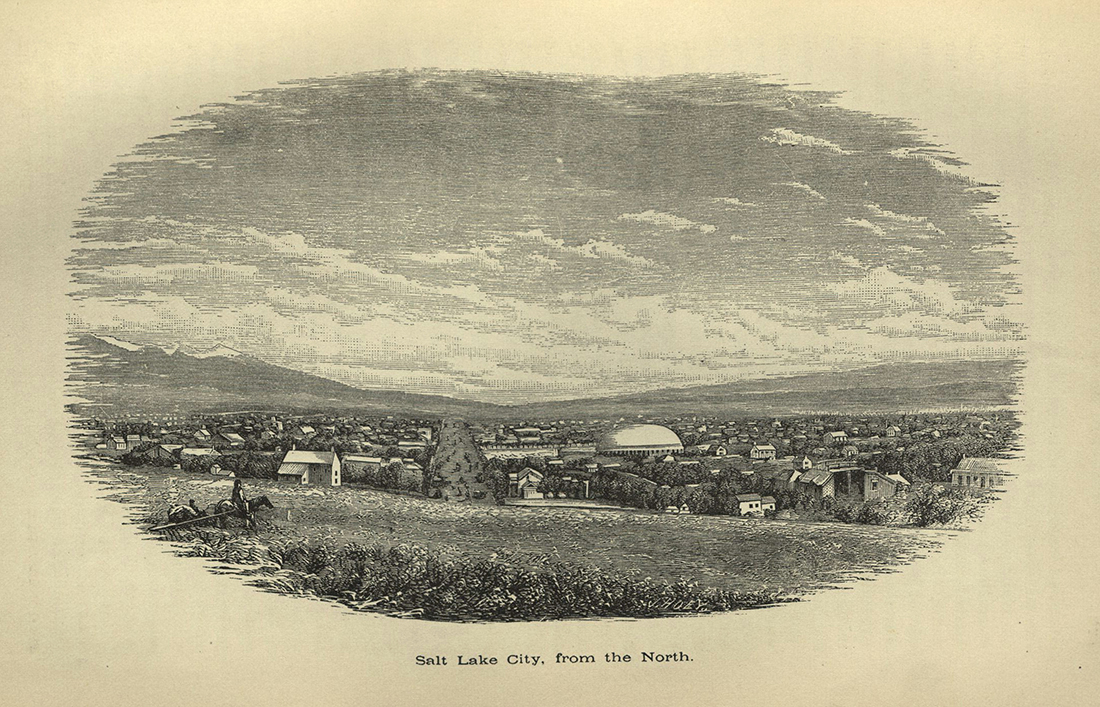 Life of General Albert Sydney Johnston... page 198 "Salt Lake City from the North"