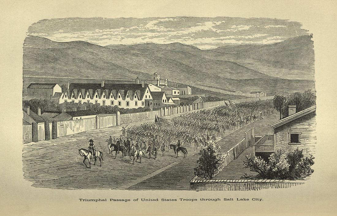 Life of General Albert Sydney Johnston... page 229 "Triumphal Passage..."