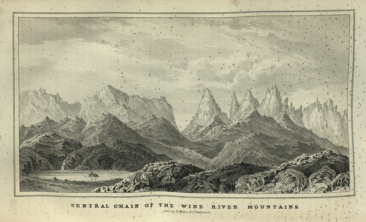 Report of the Exploring Expedition to the Rocky Mountains, Central Chain of Wind River Mountains