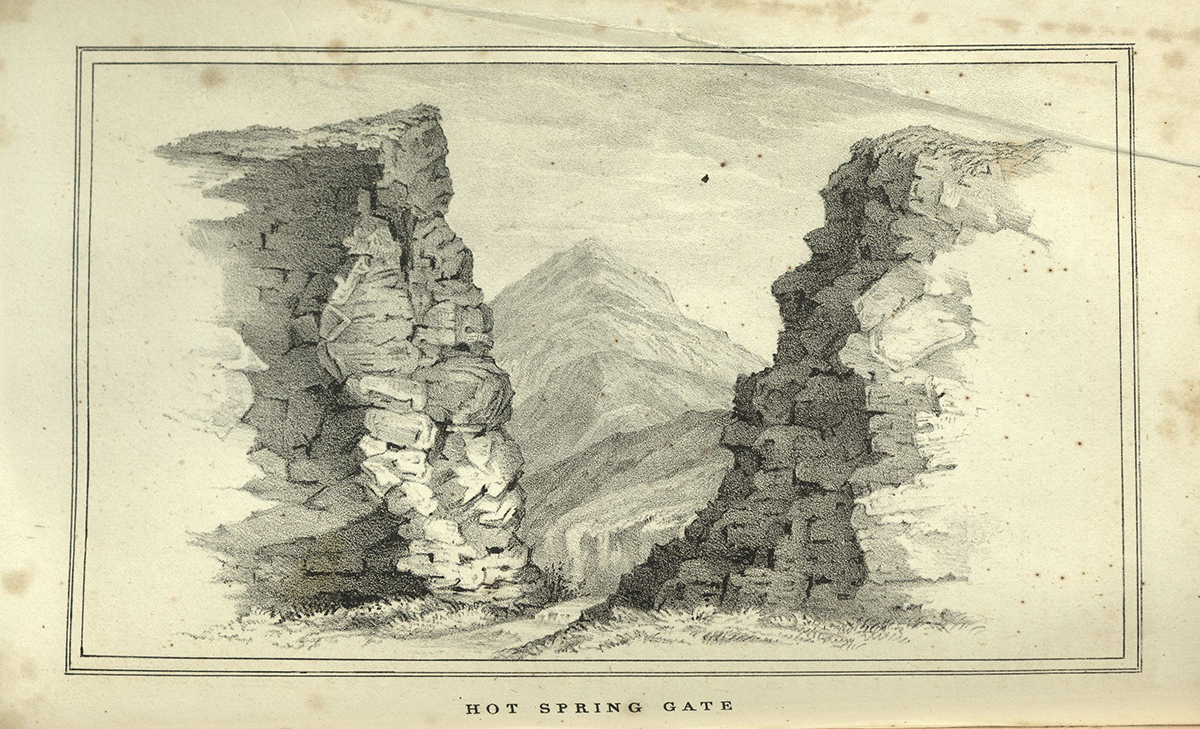 Report of the Exploring Expedition to the Rocky Mountains, Hot Spring Gate