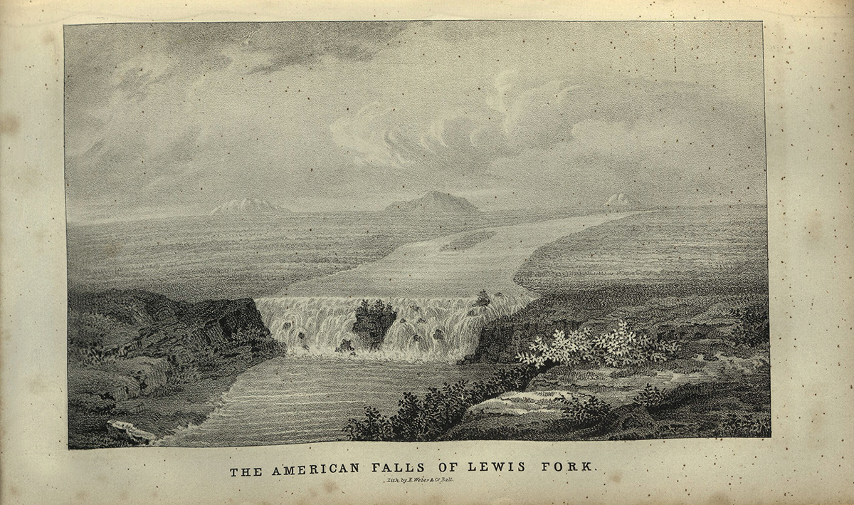 Report of the Exploring Expedition to the Rocky Mountains, American Falls at Lewis Fork