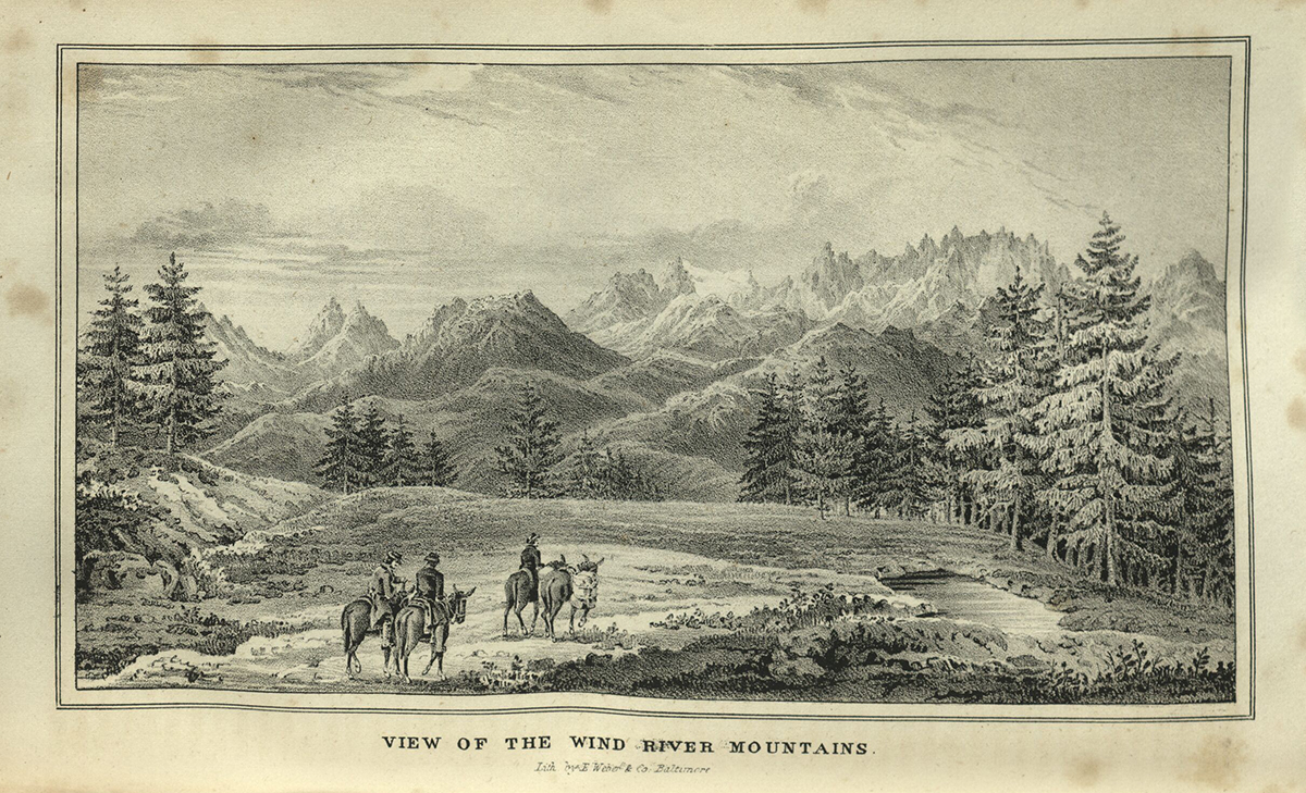 Report of the Exploring Expedition to the Rocky Mountains, View of Wind River