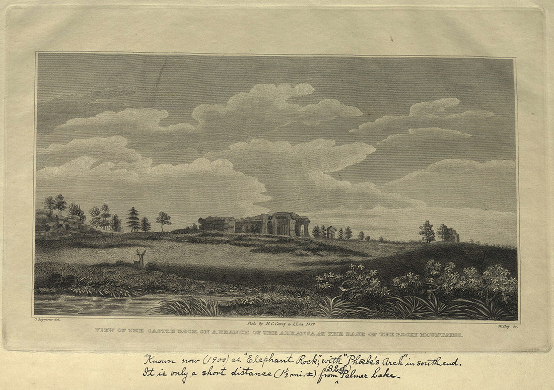 Account of an Expedition... Engraving “View of the Castle Rock