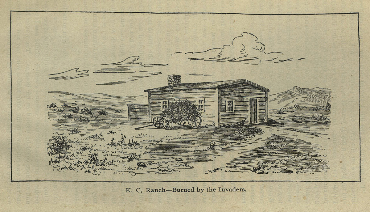 Banditti of the Plains... image opposite page 37 "KC Ranch"