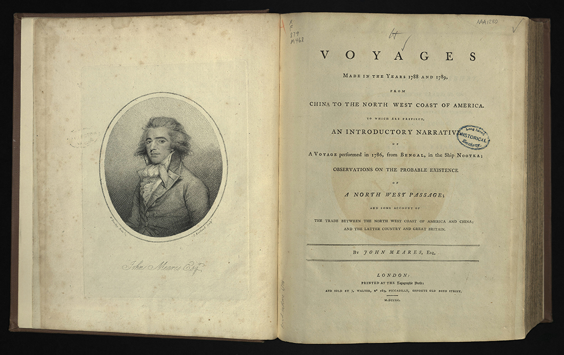 Voyages made in the years 1788 and 1789... title page