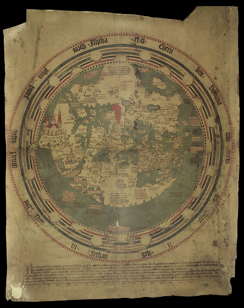 World Map, Scroll