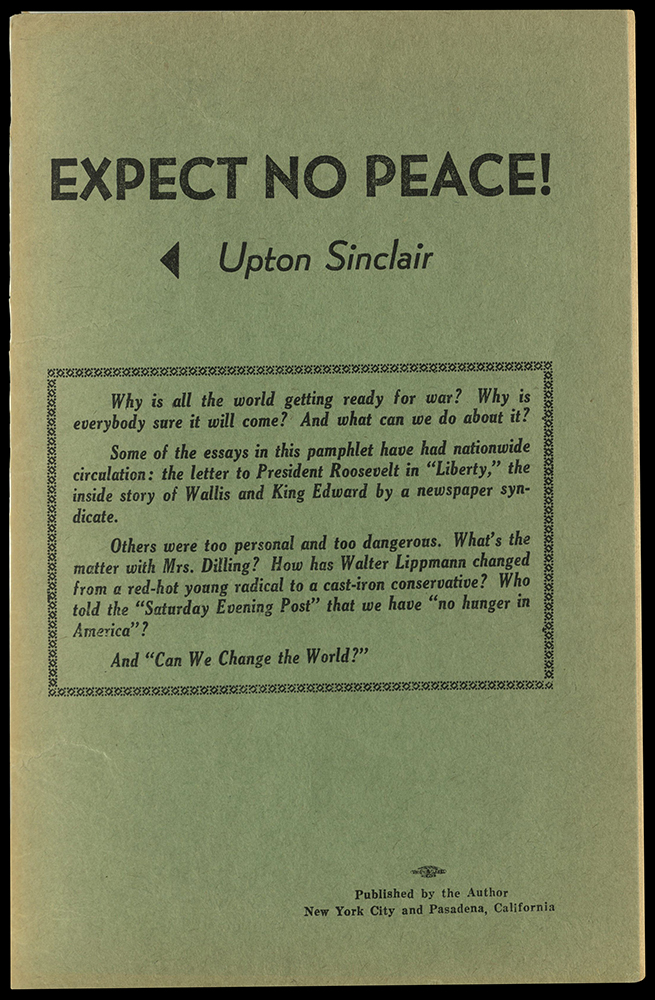 Expect No Peace