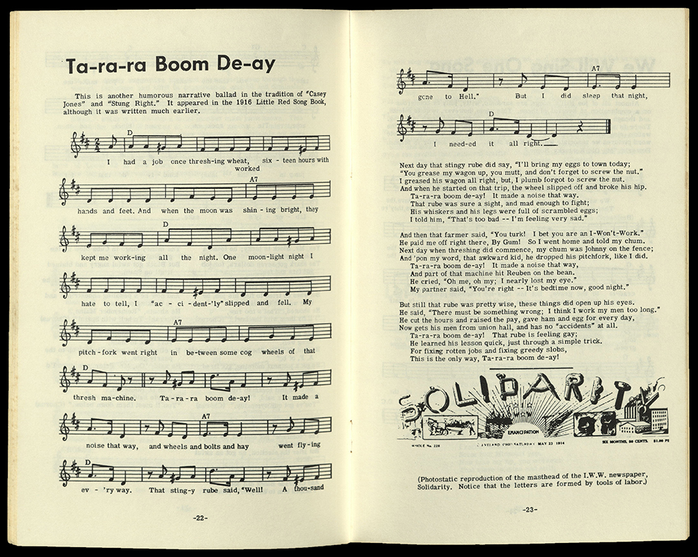 Songs of Joe Hill, spread