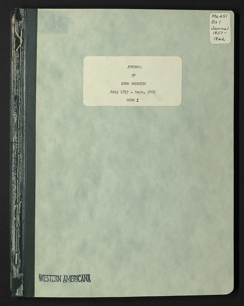John Bennion Journal