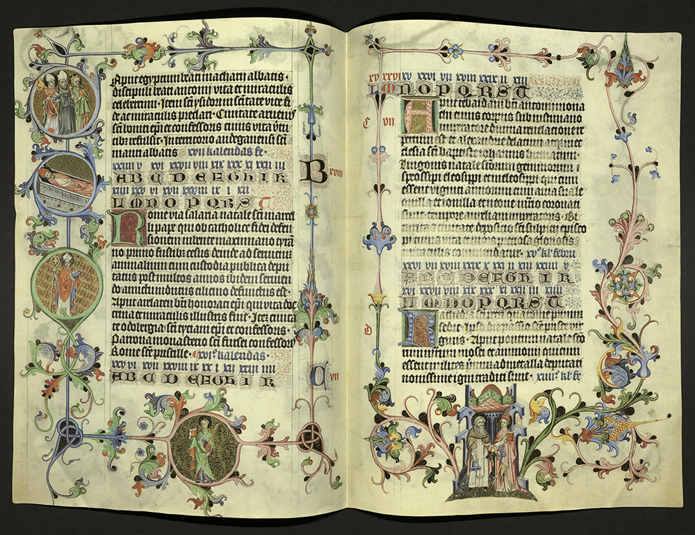 Compendium of all the Martyrs...fol. 13v