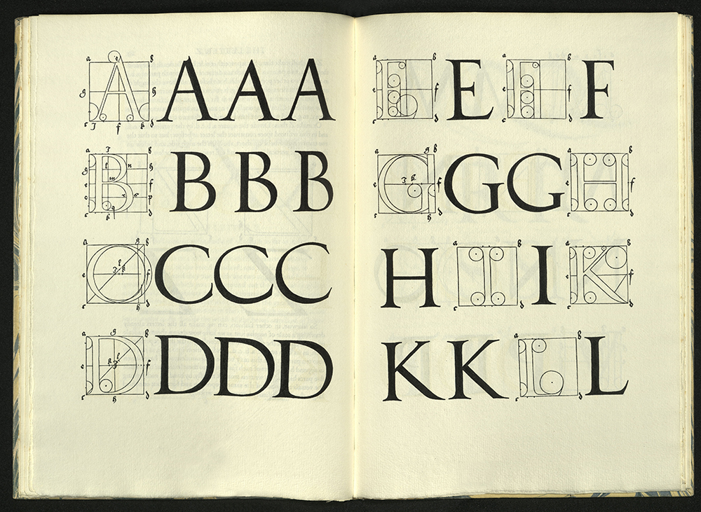 Of the Just Shaping of Letters... A-L spread