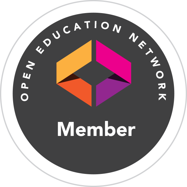 logo of the Open Education Network organization that supports open education