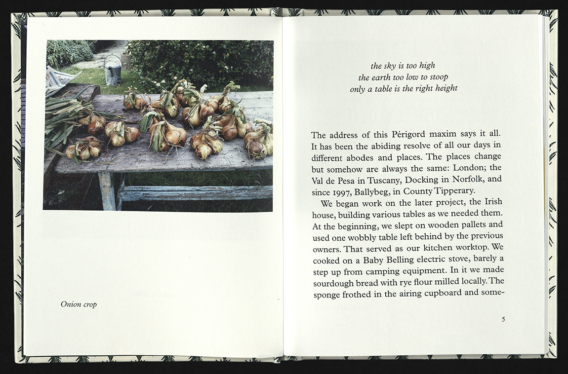 Table in Ballybeg Onion Crop