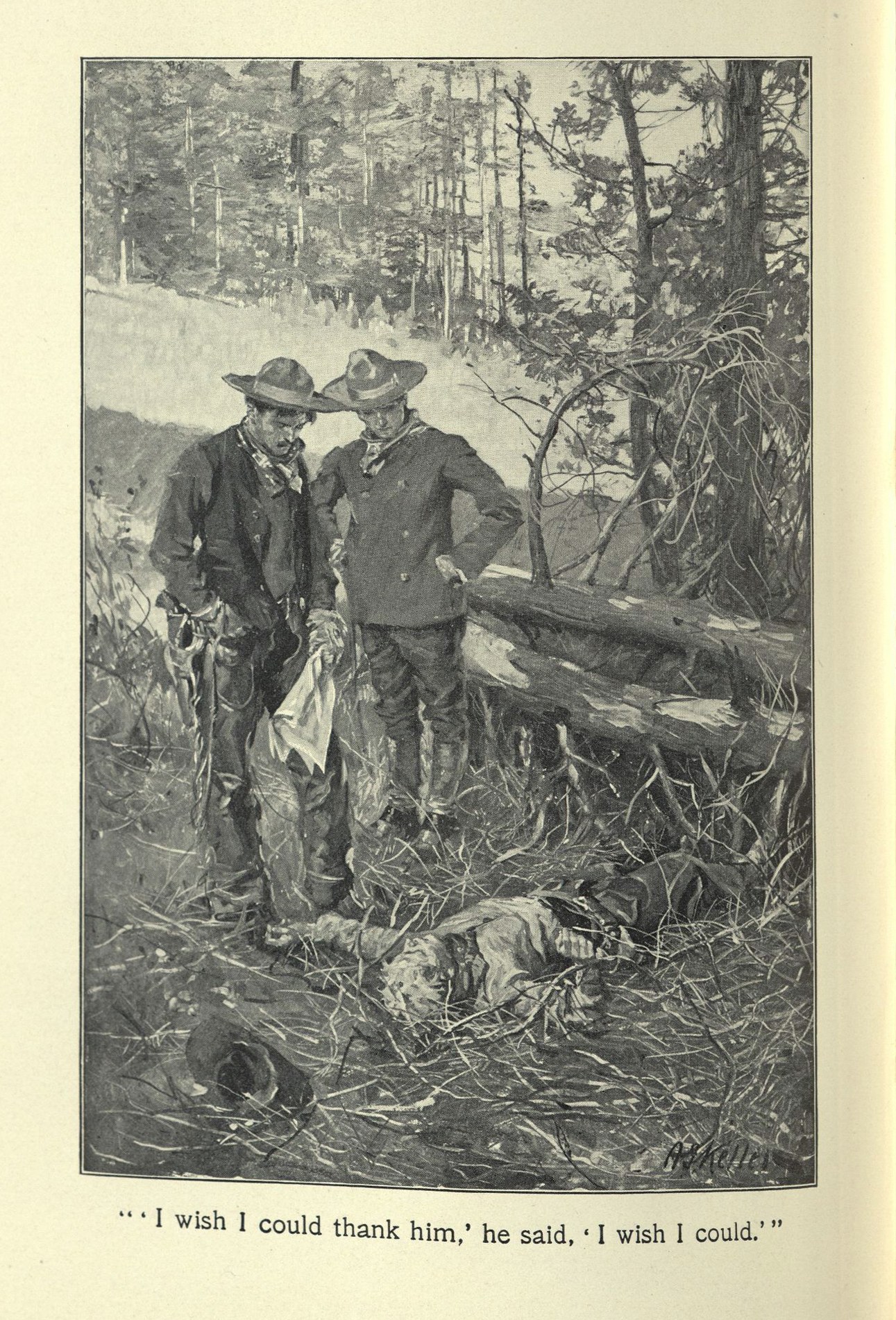 The Virginian, image opposite page 421