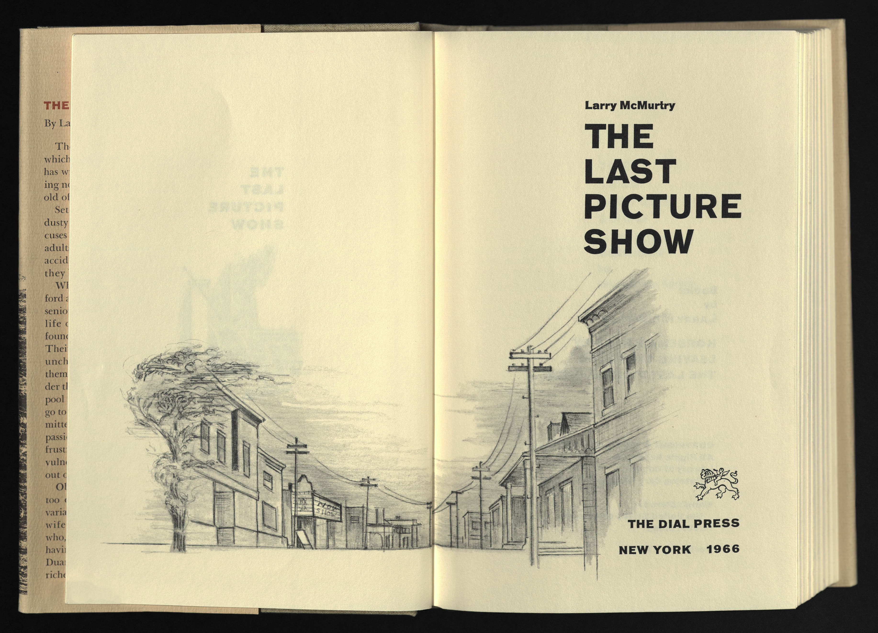 The Last Picture Show, Title spread