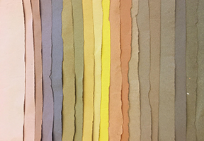 image of hand-dyed paper