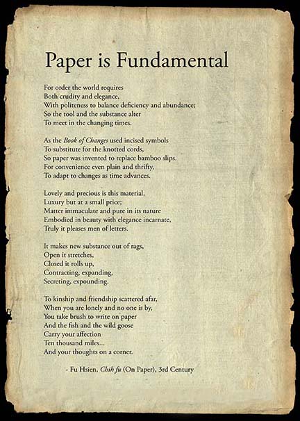 paper is fundamental poster