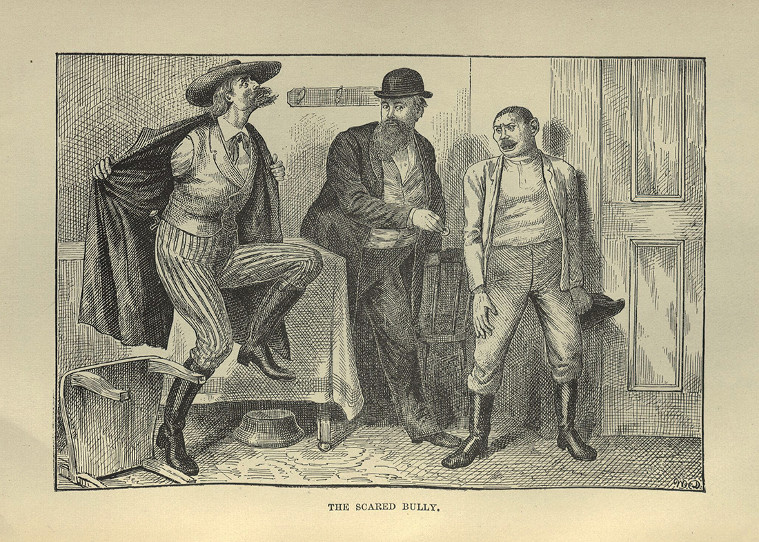 History of the Big Bonanza... page 369 "The Scared Bully"