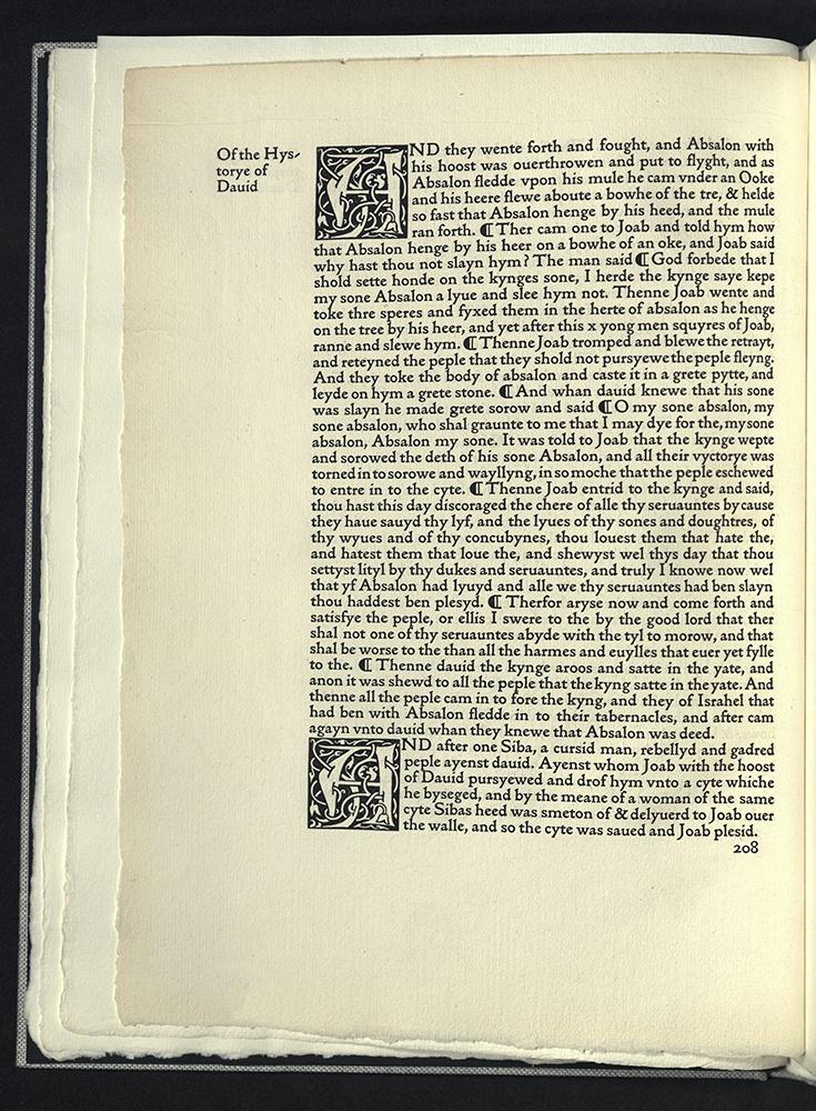 Kelmscott Press Golden Legend... verso