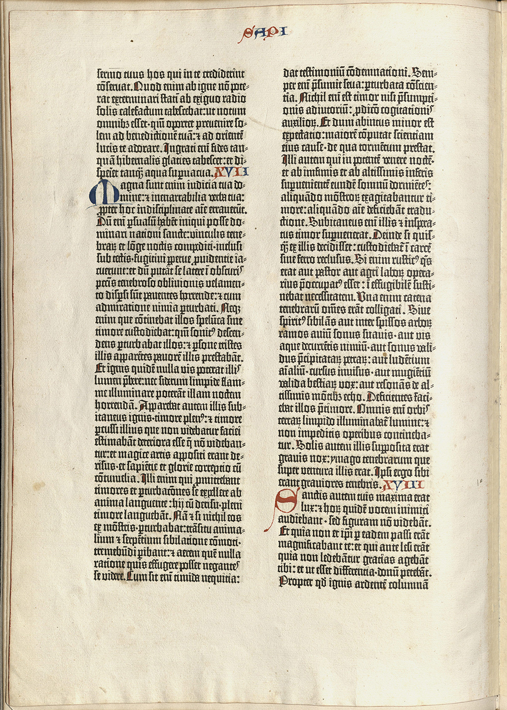 Leaf from the Gutenberg Bible