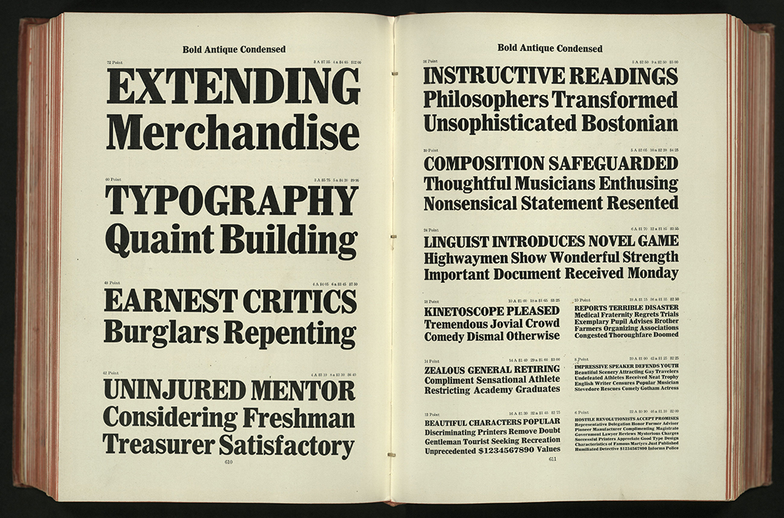 American Specimen Book of Type Styles... 