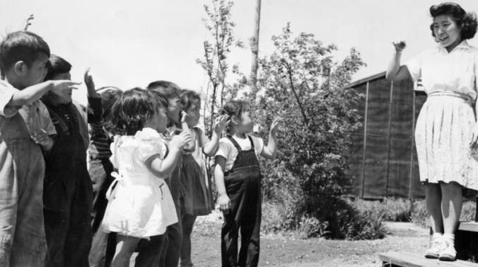 Japanese Internmanet Camp WRA pre-school