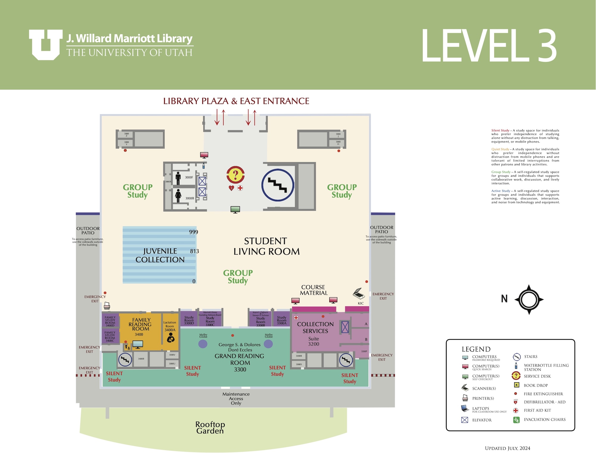 Marriott Library Level 3