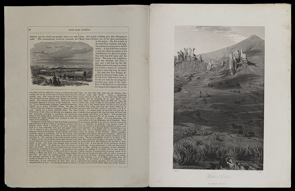 Piercy, Route From Liverpool To The Great Salt Lake Valley…, 1854-1855