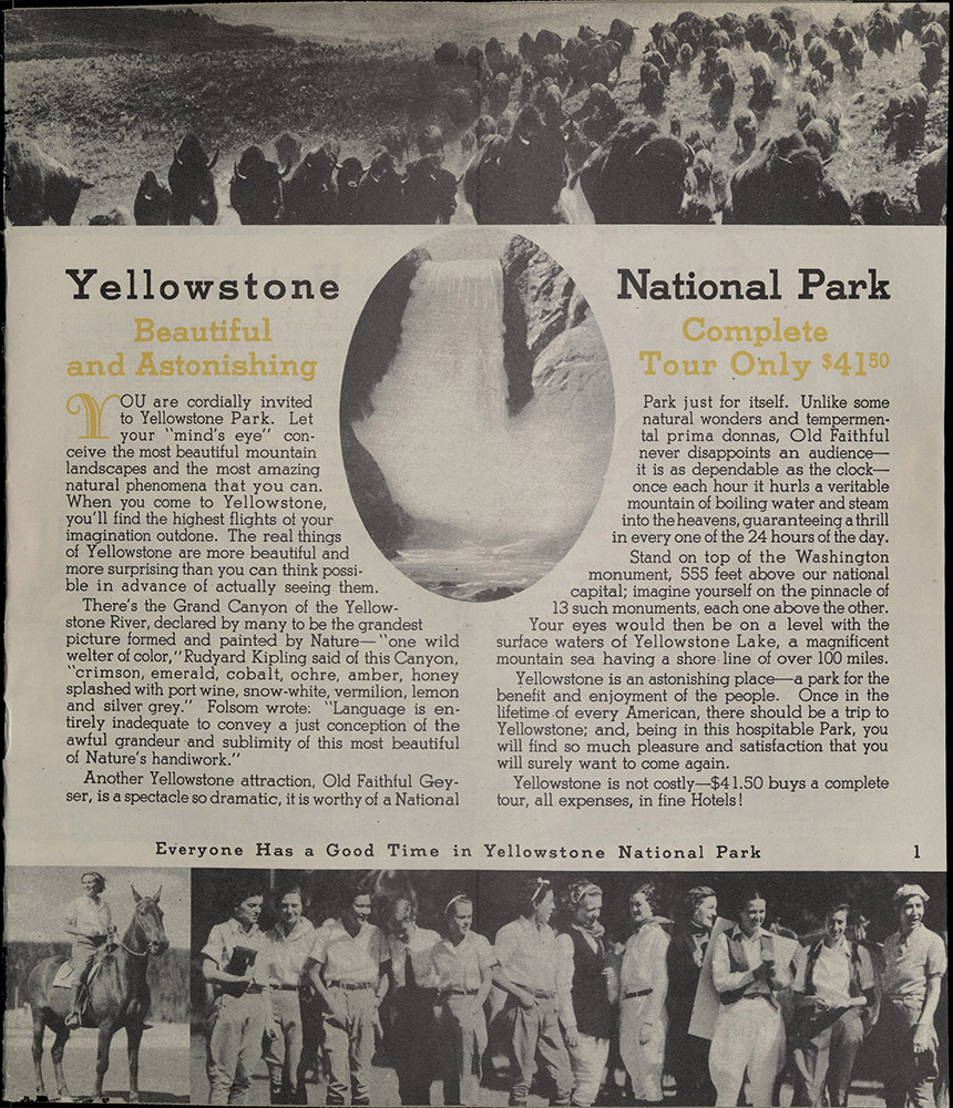 Yellowstone, 1936