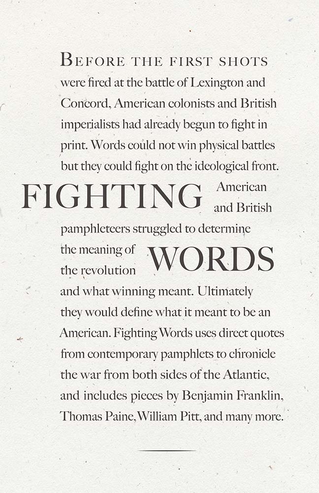 Fighting Words Exhbition Poster, 2012