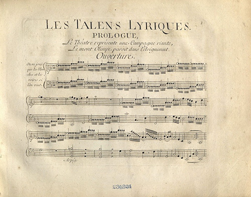 Rameau, Les Fetes D'Hebe, 1739
