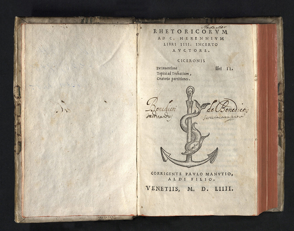 Rhetorticorum ad c herennim libri iii, 1554