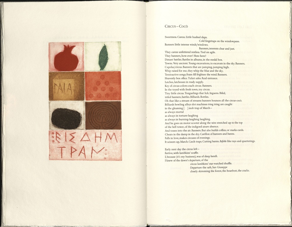 Andrea Zanotto, Cirche e cene = Circuses and suppers, 1979 Zanzotto, Cirche e cene,