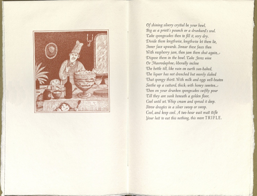 Anthony Burgess, A Christmas recipe, 1977 Burgess, A Christmas Recipe, Red