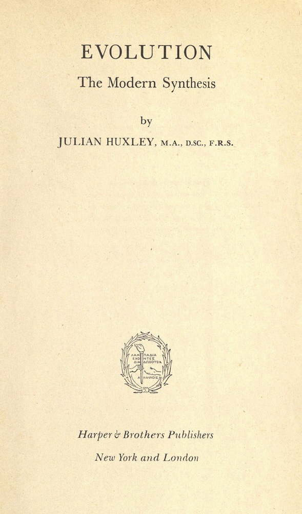 Huxley, Evolution
