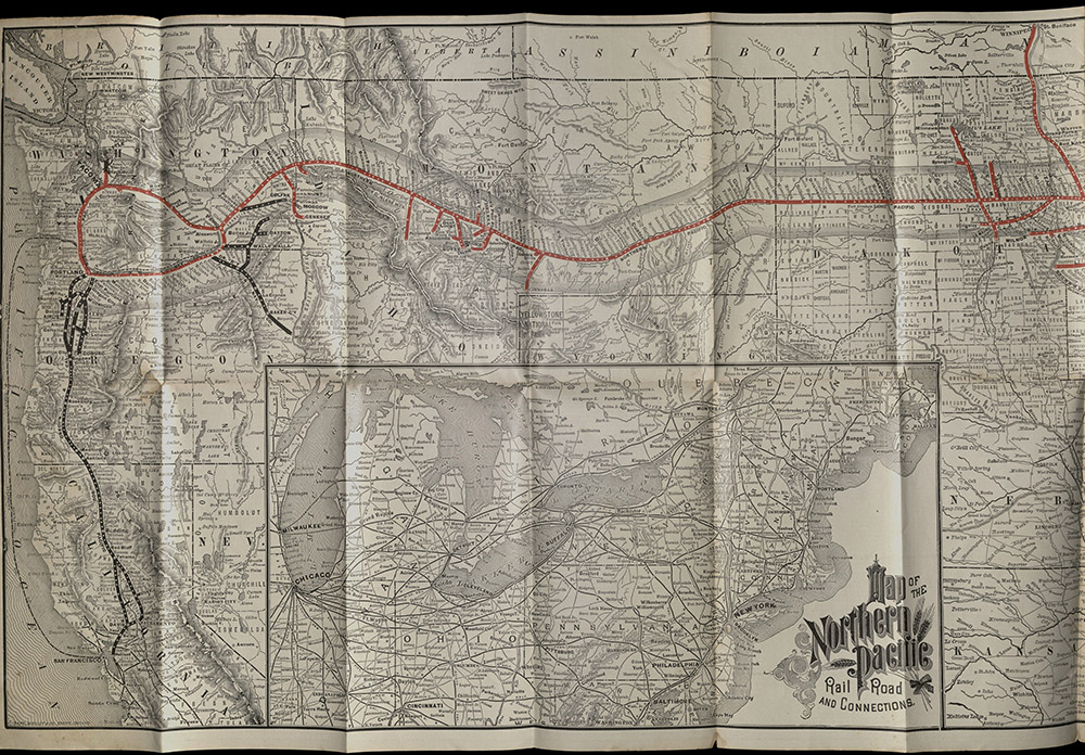 Northern Pacific Railroad, The Northern Pacific R.R…, 1888