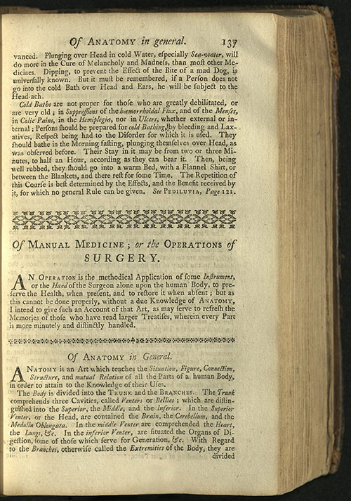 Brookes' An Introduction to Physic and Surgery. 1754