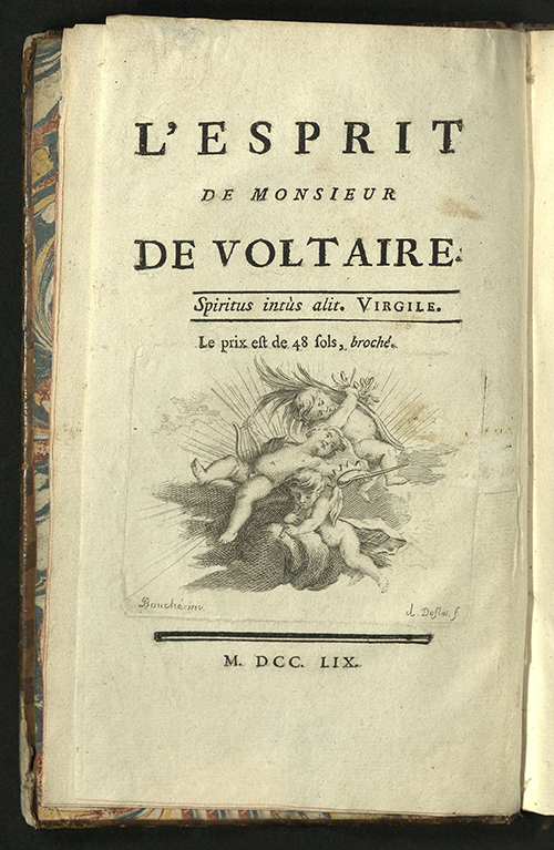 L’ESPRIT DE MONSIEUR DE VOLTAIRE