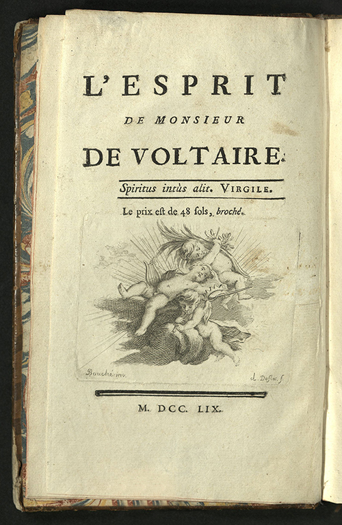 L’ESPRIT DE MONSIEUR DE VOLTAIRE